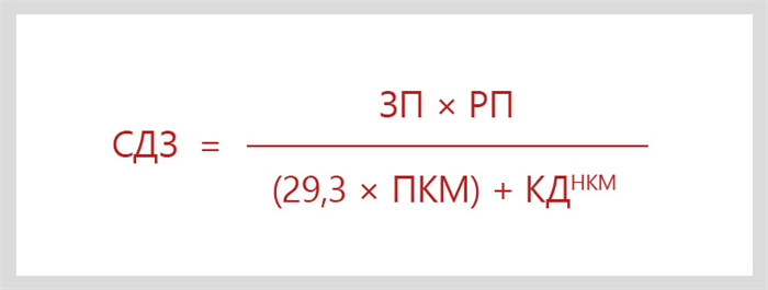 Коэффициент при расчете отпускных