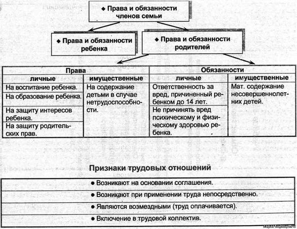 Права и обязанности детей: ответственность и участие в семейных делах